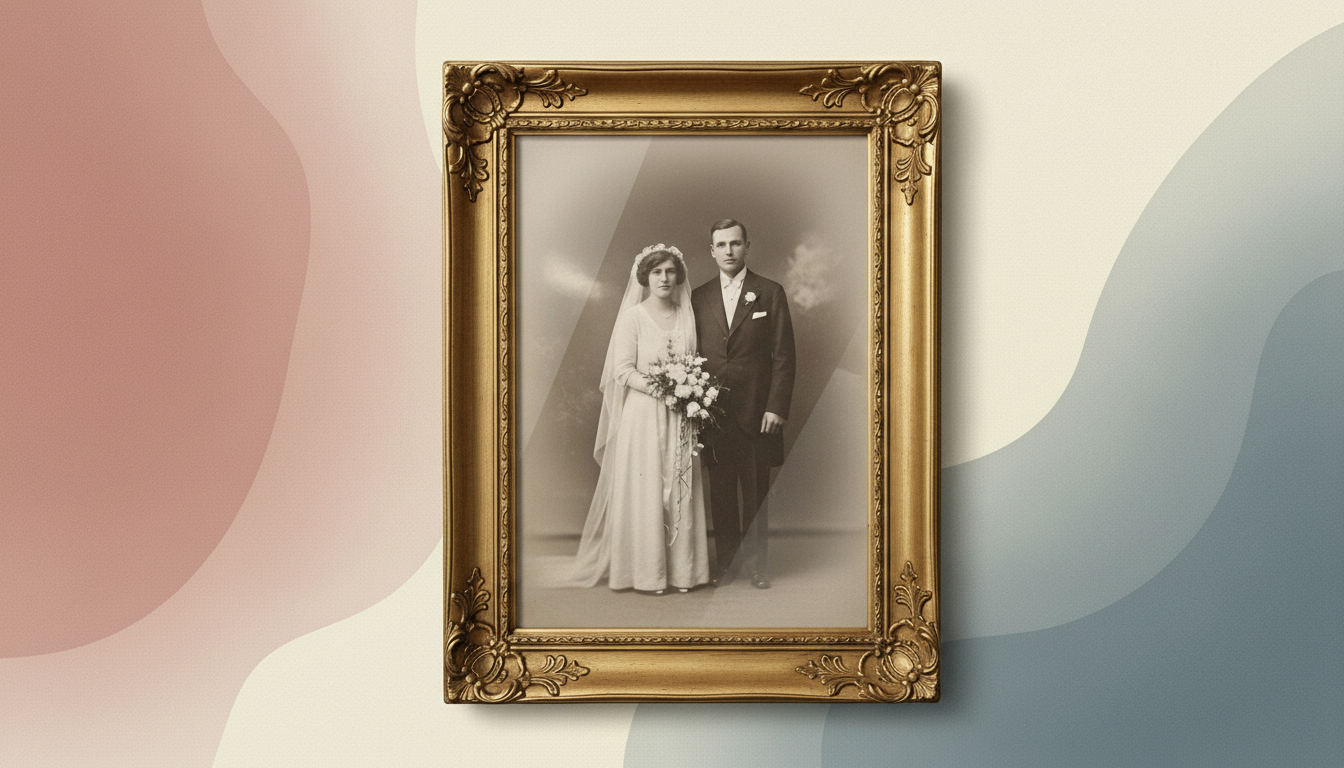 Vintage Wedding Portrait